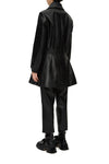 Shushutong double collar long coat aw21co07 black
